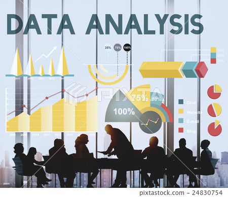 Data Analysis Percentage Business Chart Concept Data Analysis Percentage Business Chart Concept 24830754