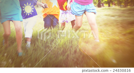 Preschooler Children Play Recreation Friends Concept 24830816