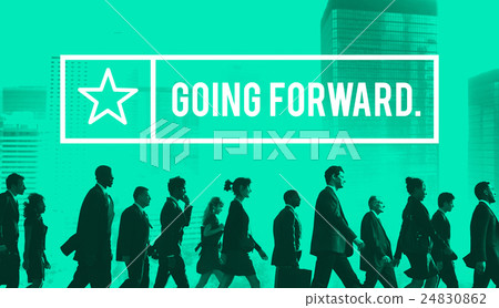 Business People Commuter Walking City Concept 24830862