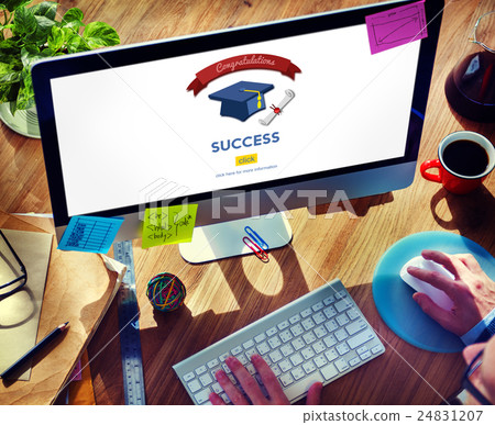 Graduation Knowledge Success Education Concept Graduation Knowledge Success Education Concept 24831207