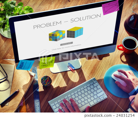 Problem Solution Decision Solving Strategy Ideas Concept 24831254