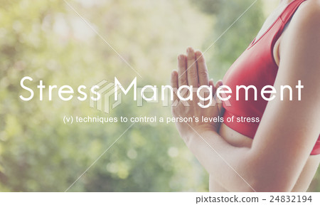 Stress Management Keep Calm Relaxation Calmness Concept 24832194