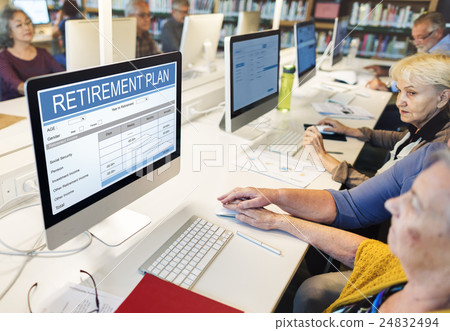 Retirement Plan Wealth Investment Seniority Concept 24832494