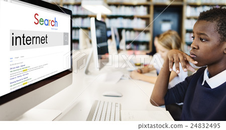 Internet Connection Online Search Engine Optimization Concept 24832495