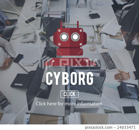 Robot Cyborg AI Robotics Android Concept Robot Cyborg AI Robotics Android Concept 24833471