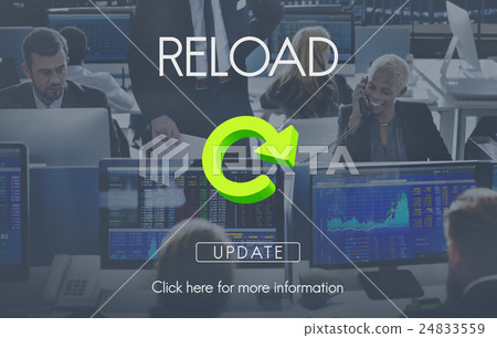 Reload Functionality Destruction Refresh Concept 24833559