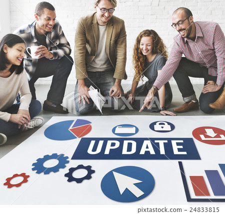 Update Technology Word Graphic Concept 24833815