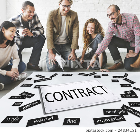Contract Agreement Business Deal Employment Concept Contract Agreement Business Deal Employment Concept 24834151