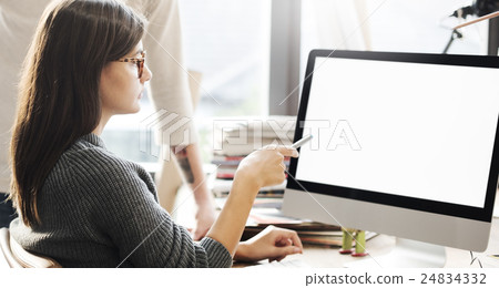 Mockup Copyspace Computer Notebook Laptop Concept 24834332