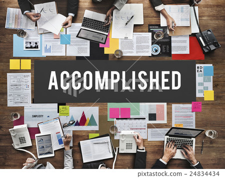 Accomplished Achieve Development Excellence Concept 24834434