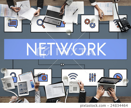 Network Connection Data Internet Technology Concept 24834464