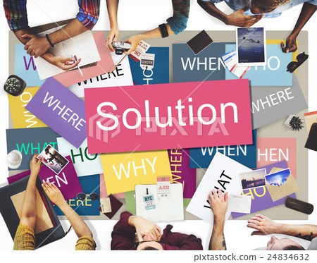 Solution Solving Problem Success Theory Concept Solution Solving Problem Success Theory Concept 24834632