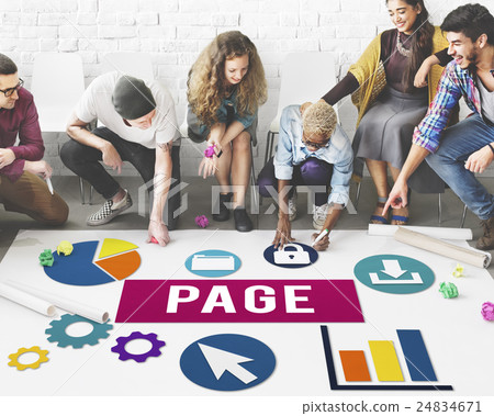 Page Documents Technology Digital Webpage Concept Page Documents Technology Digital Webpage Concept 24834671