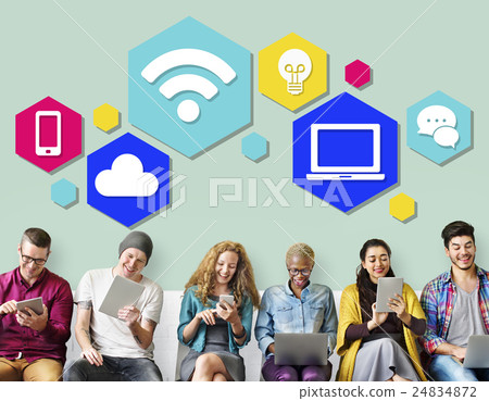 Internet Connection Technology Computer Social Concept Internet Connection Technology Computer Social Concept 24834872