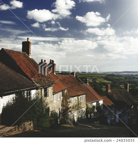 Shafetsbury Dorset UK Village Cobbles Concept 24835035