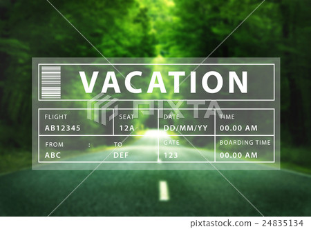 Holiday Travel Tourism Relaxation Graphic Concept 24835134