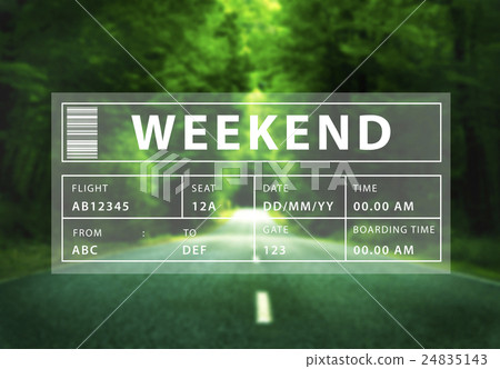 Holiday Travel Tourism Relaxation Graphic Concept 24835143