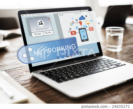 Sharing Networking Connection Exchange Technology Graphic Concept Sharing Networking Connection Exchange Technology Graphic Concept 24835271