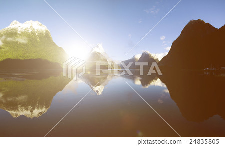 Environment Freshness Horizon Reflection Water Concept Environment Freshness Horizon Reflection Water Concept 24835805