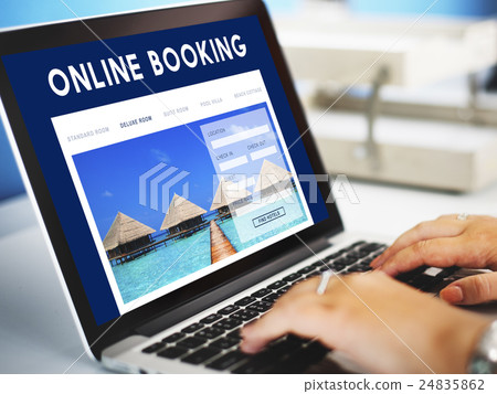 Holiday Reservation Website Interface Concept 24835862