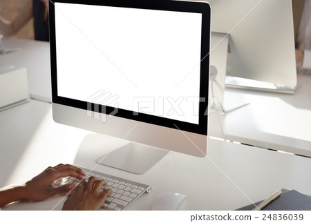 Mockup Copyspace Computer Notebook Laptop Concept 24836039