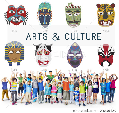 Cultural Traditional Masks Global Concept 24836129
