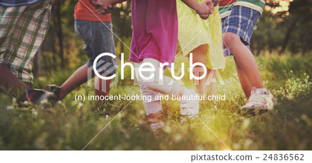 Cherub Kids Child Adolescence Young Toddler Concept 24836562