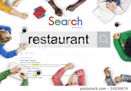 Restaurant Service Cafeteria Cuisine Culinary Kitchen Concept 24836674