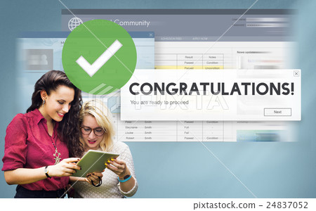 Congratulation Achievement Admiration Victory Concept 24837052