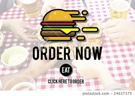 Menu Restaurant Order Now Online Burger Fast Food Concept Menu Restaurant Order Now Online Burger Fast Food Concept 24837375