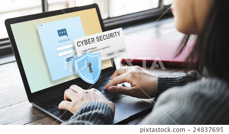 Cyber Security Firewall Privacy Concept Cyber Security Firewall Privacy Concept 24837695
