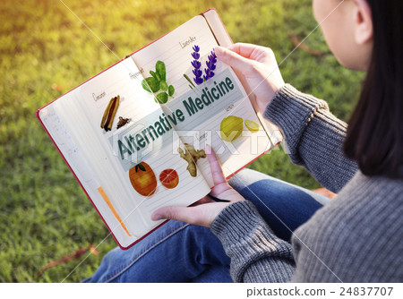 Alternative Medicine Health Herb Therapy Concept Alternative Medicine Health Herb Therapy Concept 24837707
