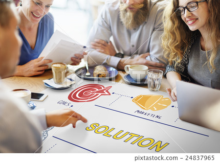Solution Decision Ideas Problem Solving Strategy Concept Solution Decision Ideas Problem Solving Strategy Concept 24837965
