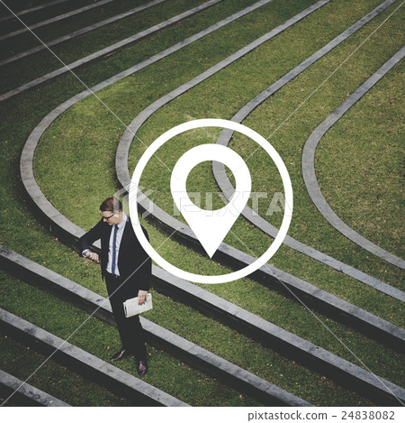 Location Direction Position Navigation Destination Concept 24838082