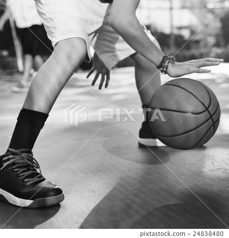 Basketball Player Sport Gaming Tactics Concept Basketball Player Sport Gaming Tactics Concept 24838480