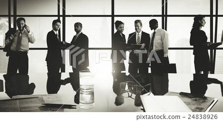 Business People Corporate Team Discussion Meeting Concept Business People Corporate Team Discussion Meeting Concept 24838926