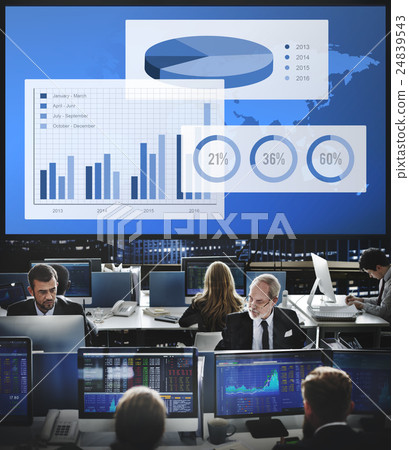 Business Chart Organisation Success Concept 24839543