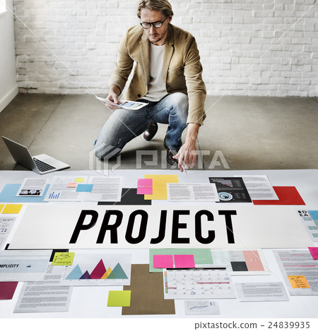 Project Planning Estimate Forecast Predict Task Concept 24839935