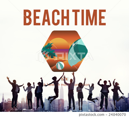 Business People Achievement Success Jumping Celebration Concept Business People Achievement Success Jumping Celebration Concept 24840070