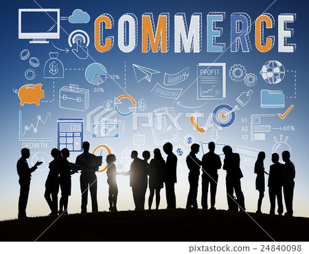Commerce Business Marketing Strategy Finance Concept 24840098