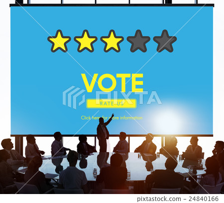 Customre Feedback Comment Vote Review Results Concept 24840166
