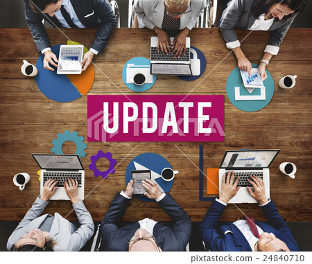 Update Technology Word Graphic Concept 24840710