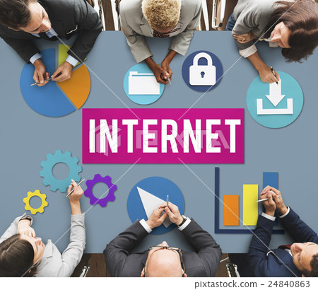Internet Wireless Internet Networking Online Concept Internet Wireless Internet Networking Online Concept 24840863