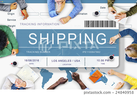 Logistics Delivery Cargo Freight Shipment Concept 24840958