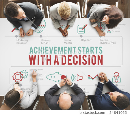 Achievement Decision Improvement Resolve Concept 24841033