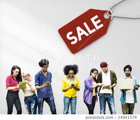 Sale Discount Label Tag Commerce Concept Sale Discount Label Tag Commerce Concept 24841379