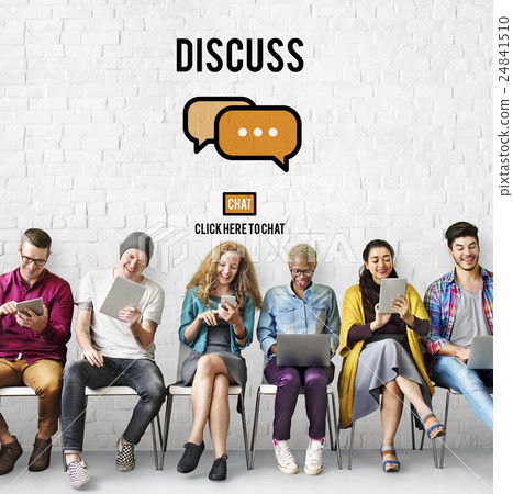 Discuss Forum Chat Group Topic Concept 24841510