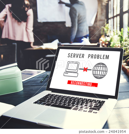 Server Problem Failure Difficulty Complication Concept Server Problem Failure Difficulty Complication Concept 24841954