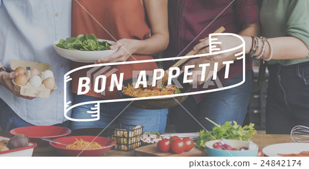 Bon Appetit Delicious Tasty Catering Cuisine Culinary Concept Bon Appetit Delicious Tasty Catering Cuisine Culinary Concept 24842174