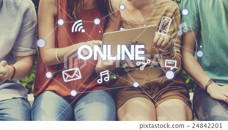Social Networking Global Communications Technology Connection Concept 24842201